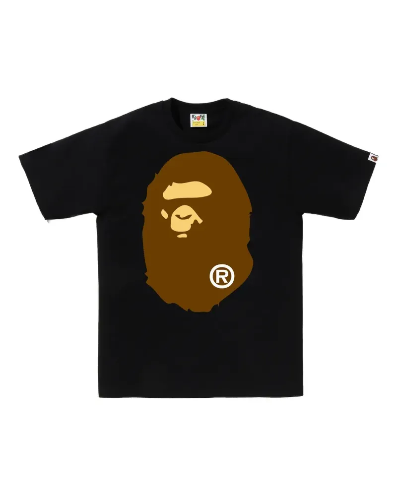 BAPE Big Ape Head cotton T-shirt - Schwarz Schwarz