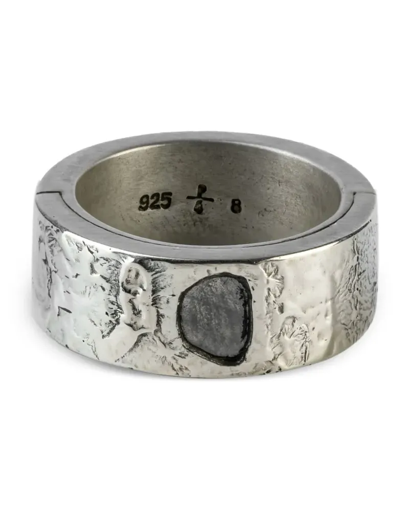 Parts Of Four Sistema Ring aus Sterlingsilber mit Diamant Silber
