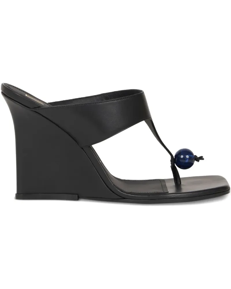 Etro Wedge-Mules 90mm - Schwarz Schwarz