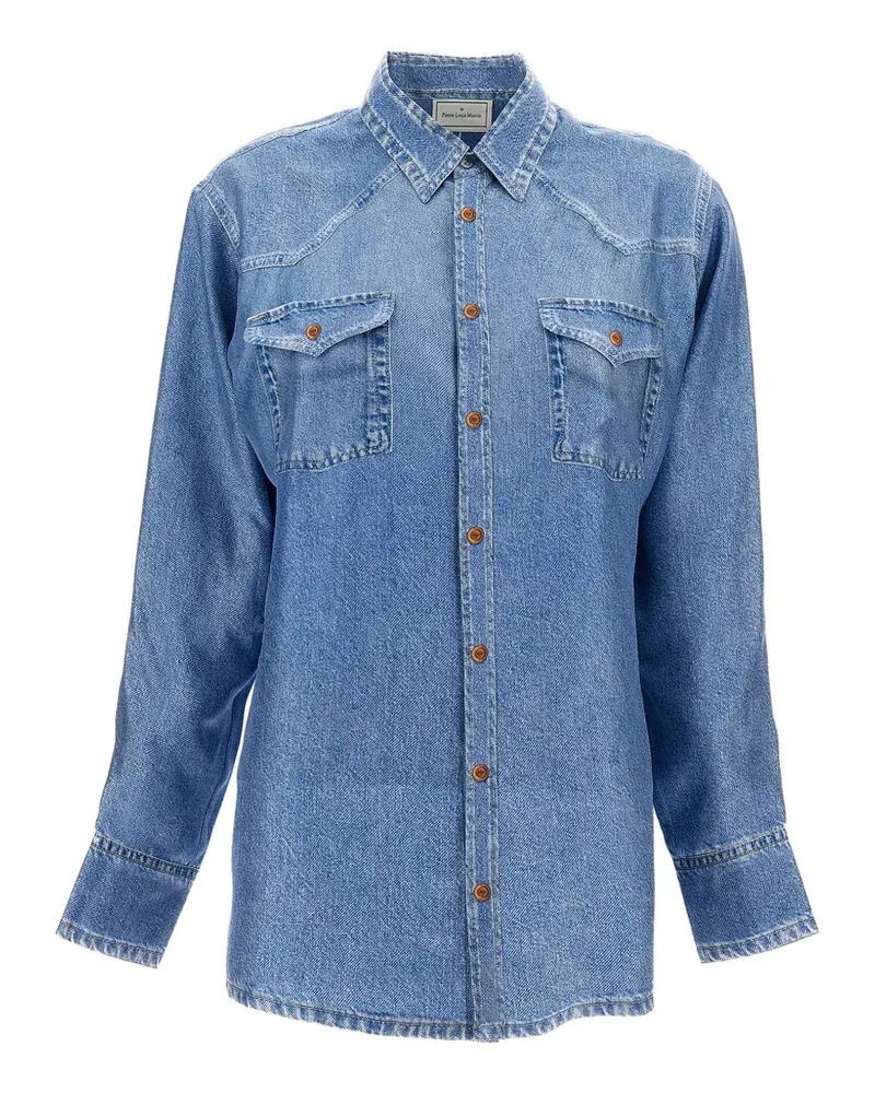 Pierre-Louis Mascia silk shirt - Blau Blau