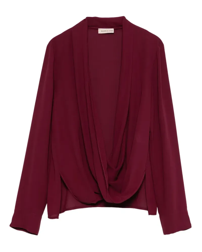 Blanca Drapiertes Top - Rot Rot