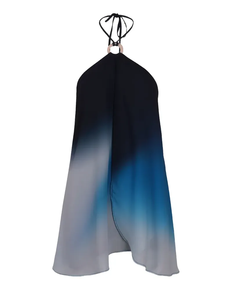 Baobab Collection Kira ombré-effect halterneck mini dress - Blau Blau