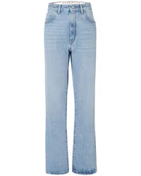 GCDS Chocker Straight-Leg-Jeans Blau