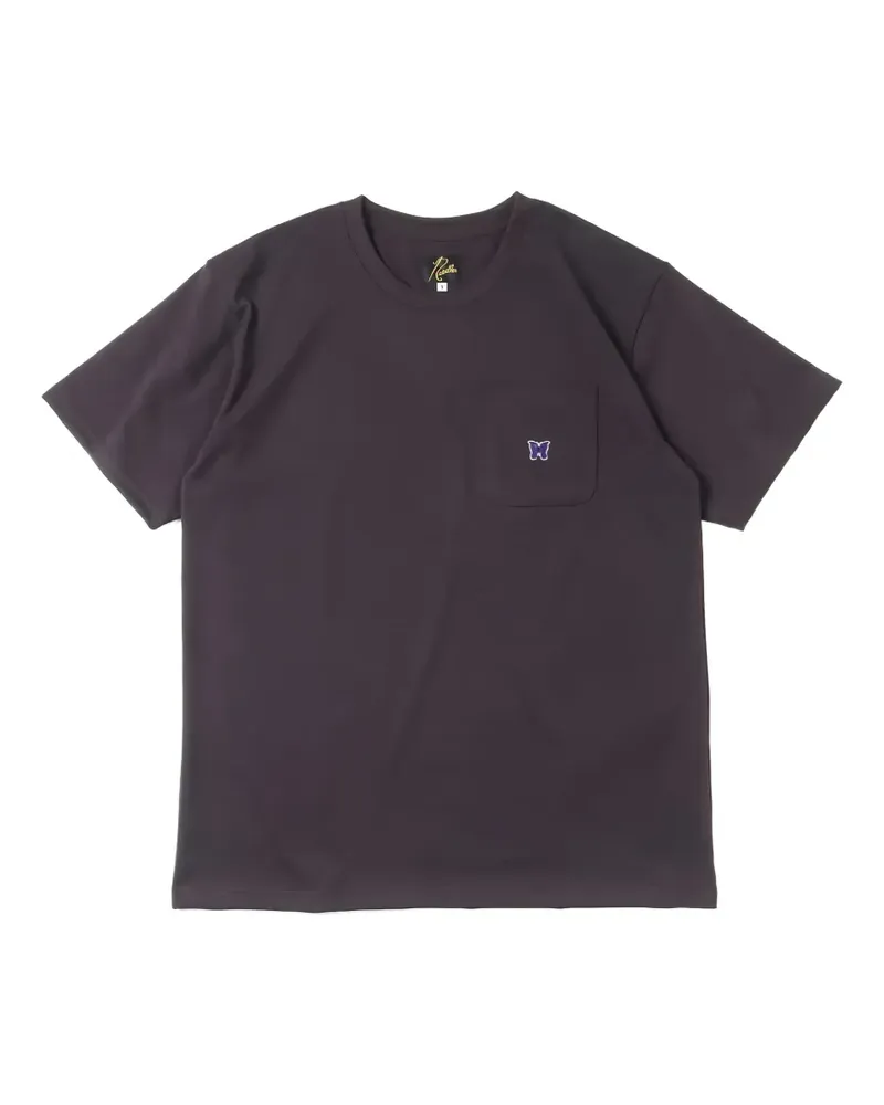 NEEDLES embroidered pocket T-shirt - Violett Violett