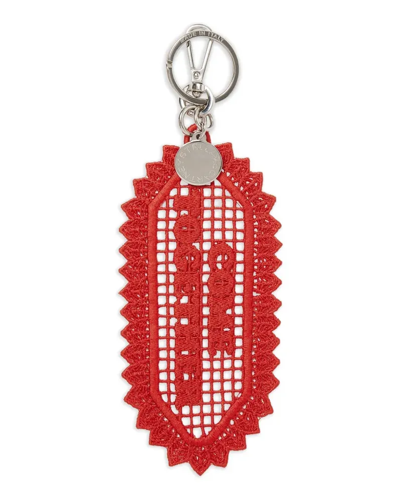 Stella McCartney Gehäkelter Schlüsselanhänger - Rot Rot