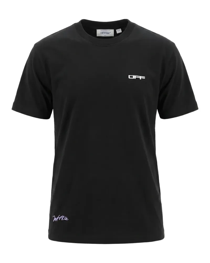 OFF-WHITE Archigeography Arrow Skate T-Shirt mit Print - Schwarz Schwarz