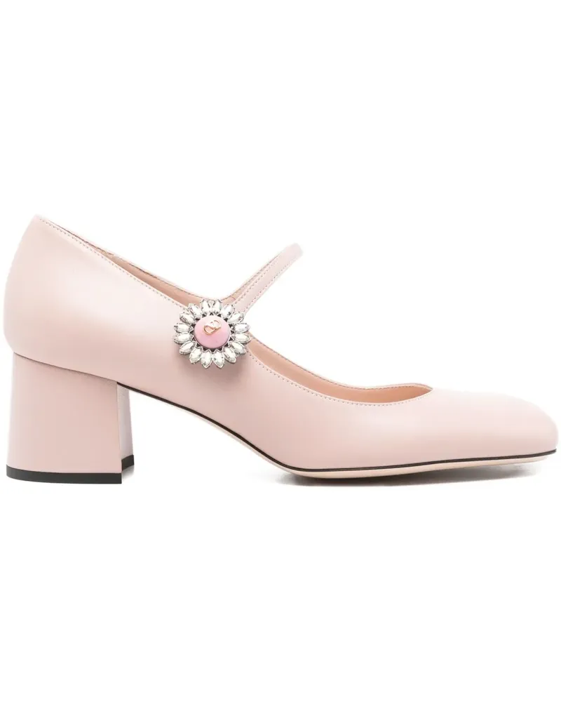 Valentino Garavani Daisy Jewel Pumps 55mm - Rosa Rosa