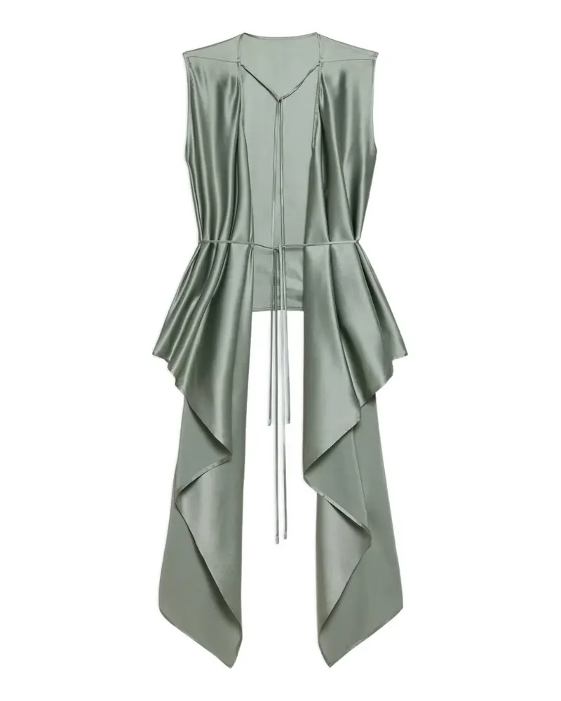 Helmut Lang scarf-drape top - Grün Grün