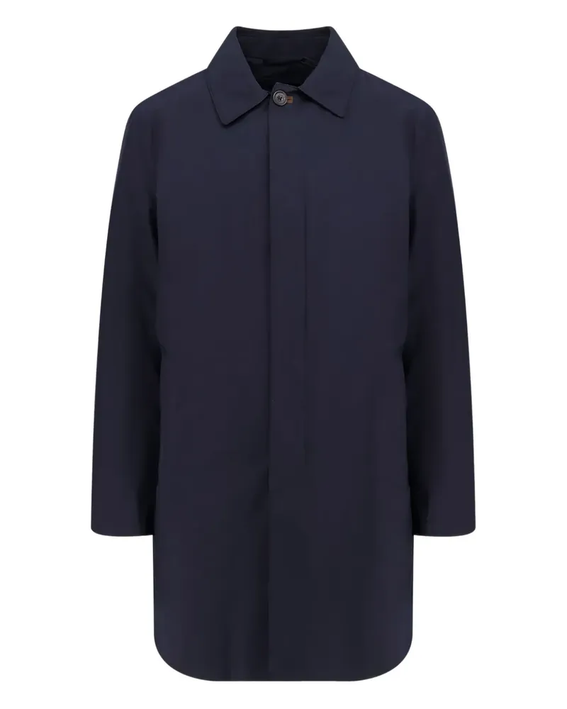 Corneliani Regenmantel mit herausnehmbarem Futter - Blau Blau