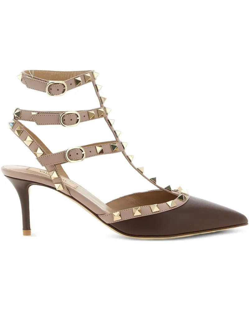 Valentino Garavani Rockstud Pumps 65MM - Braun Braun