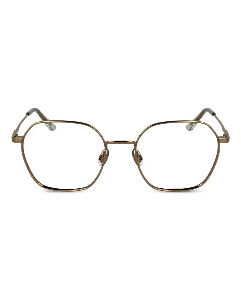 Calvin Klein Brille mit geometrischem Gestell - 771 AMBER GOLD 771