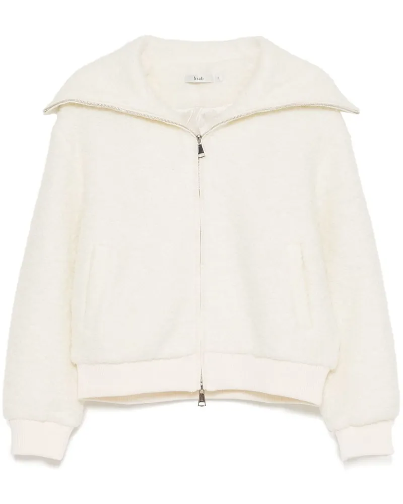 b+ab Jacke aus Faux Fur - Weiß Weiß