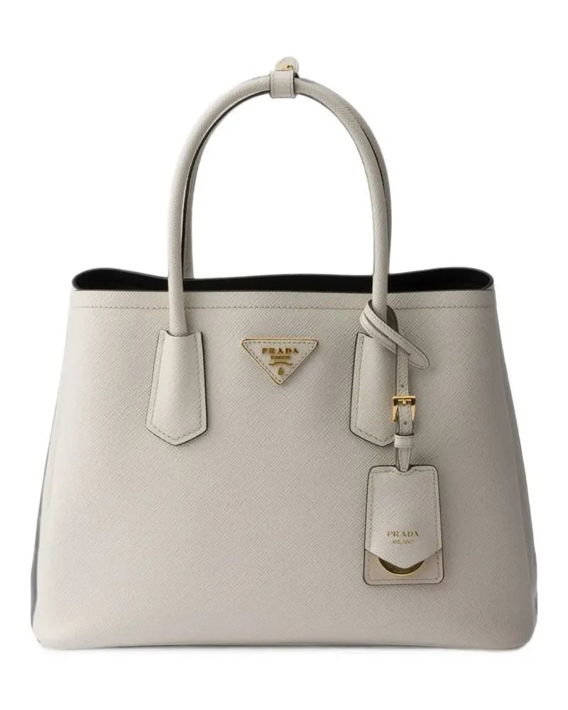 Prada Double medium Saffiano leather bag - Nude Nude