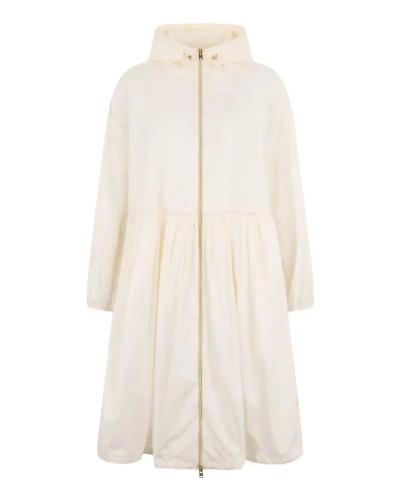 Herno hooded zip-fastening coat - Nude Nude
