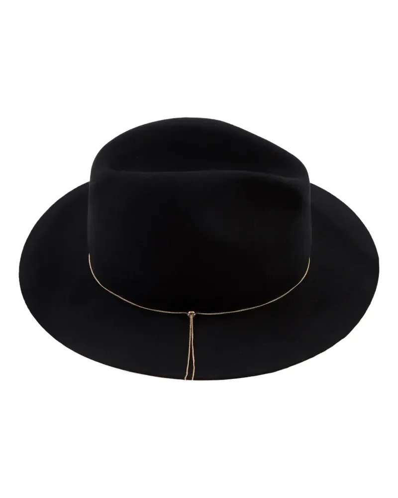 Eugenia Kim Sandy tassel-detail fedora hat - Schwarz Schwarz