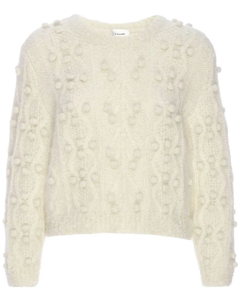 Frame Denim Popcorn Pullover - Weiß Weiß