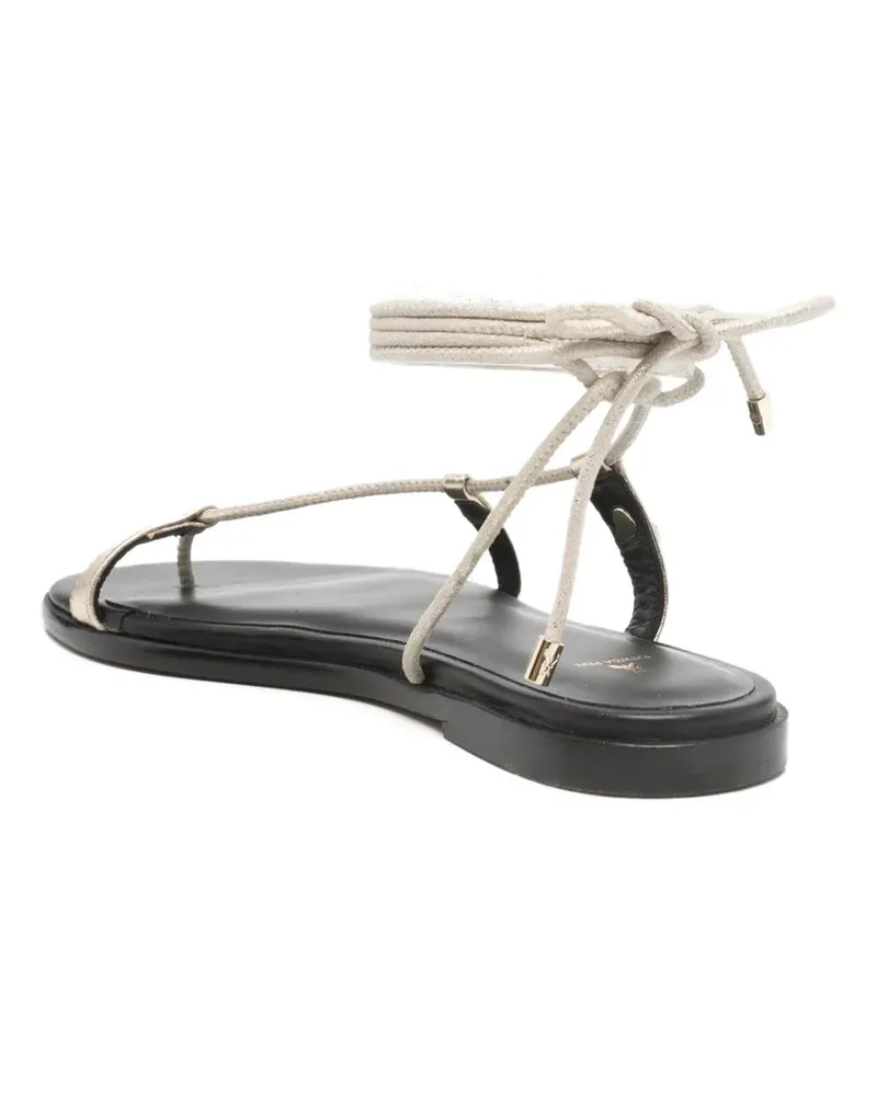 Patrizia Pepe leather sandals - Nude Nude