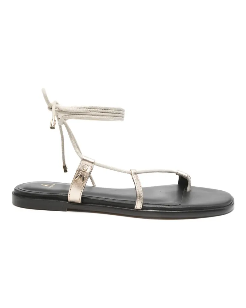 Patrizia Pepe Sandalen aus Leder - Nude Nude