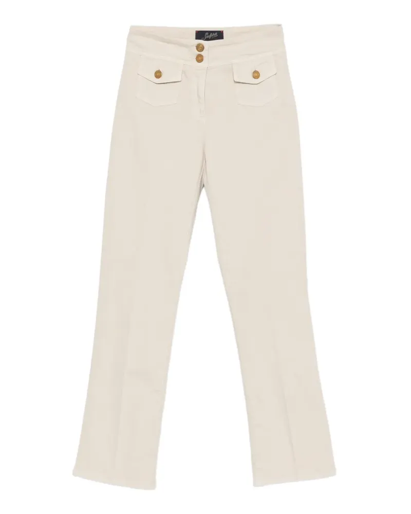 Seafarer buttoned flap-pockets straight-leg jeans - Nude Nude