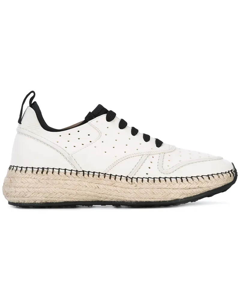 TOD'S Running Raffia' Sneakers - Weiß Weiß