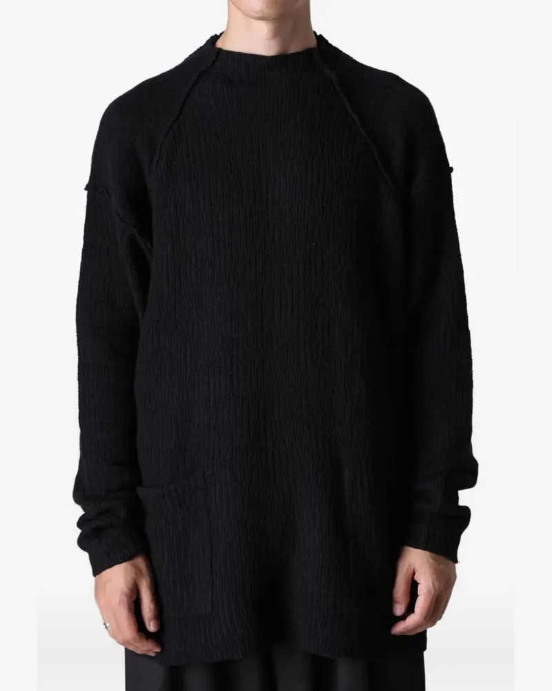 The Viridi-anne distressed sweater - Schwarz Schwarz