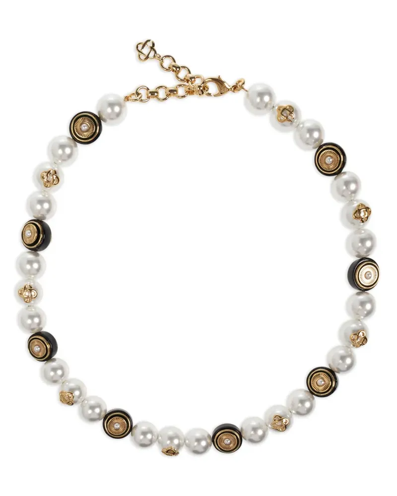 Casablanca Paris Halskette mit Perlen - Gold Gold