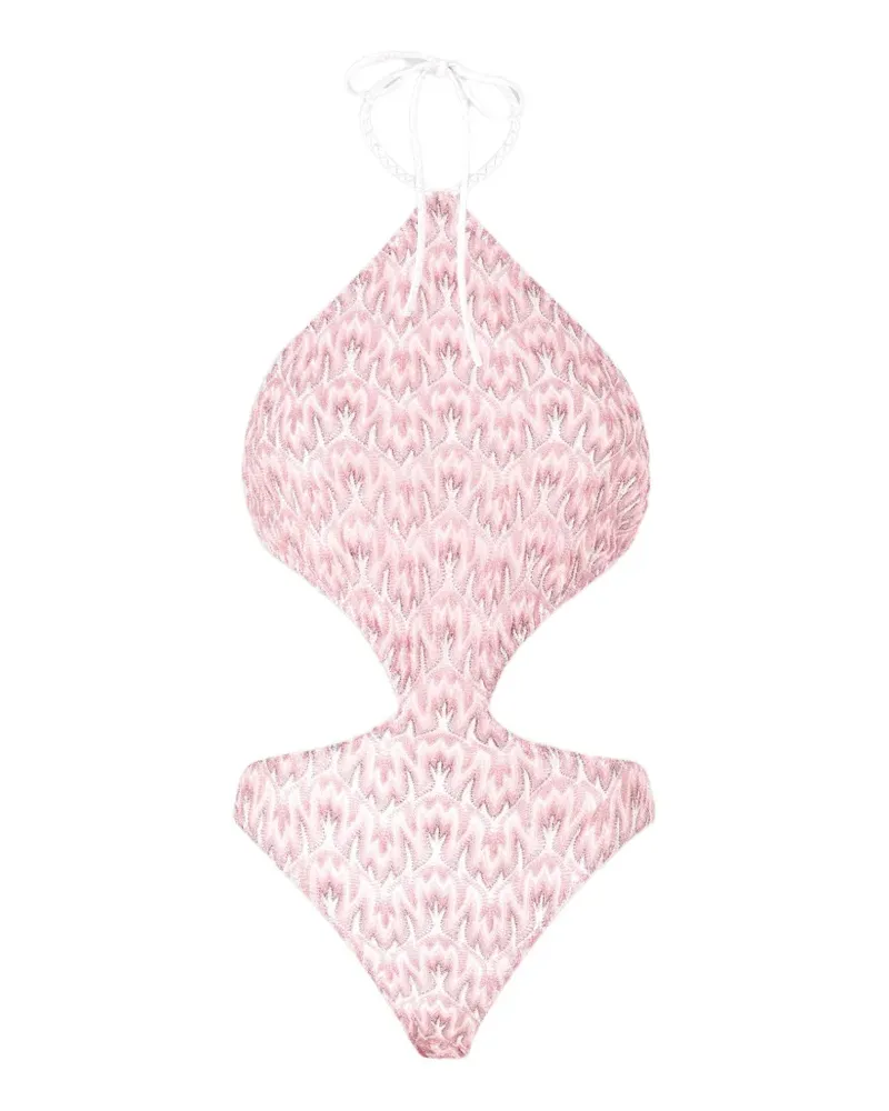 Missoni cut-out swimsuit - Rosa Rosa