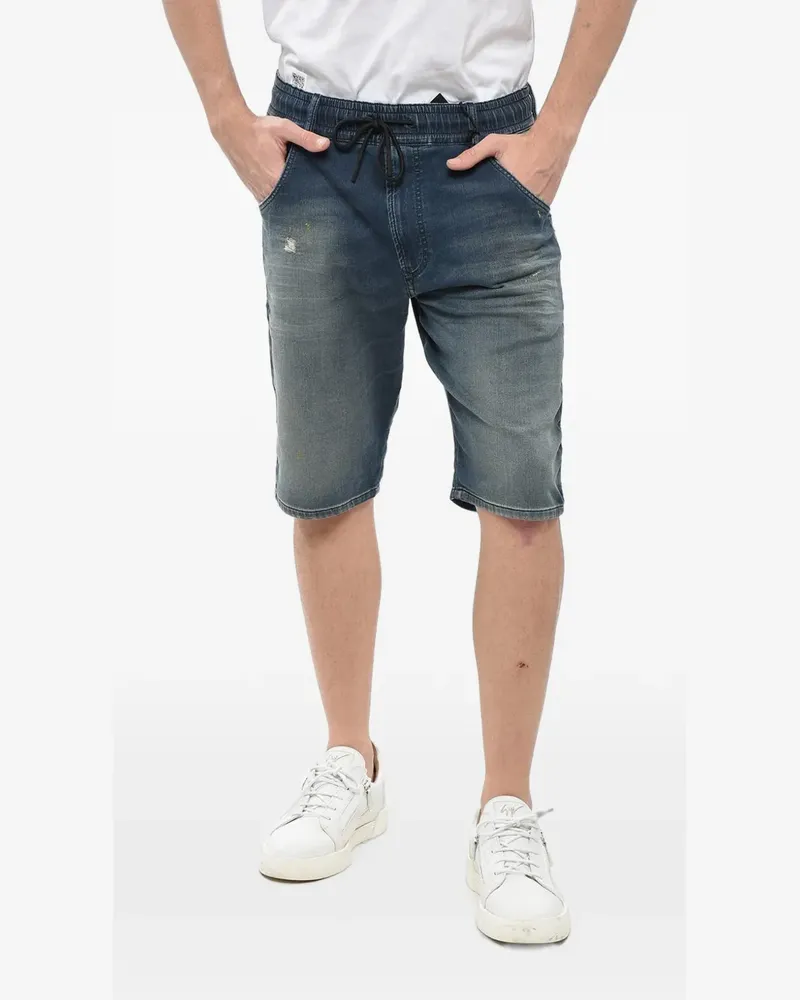 Diesel elasticated-waistband shorts - Blau Blau
