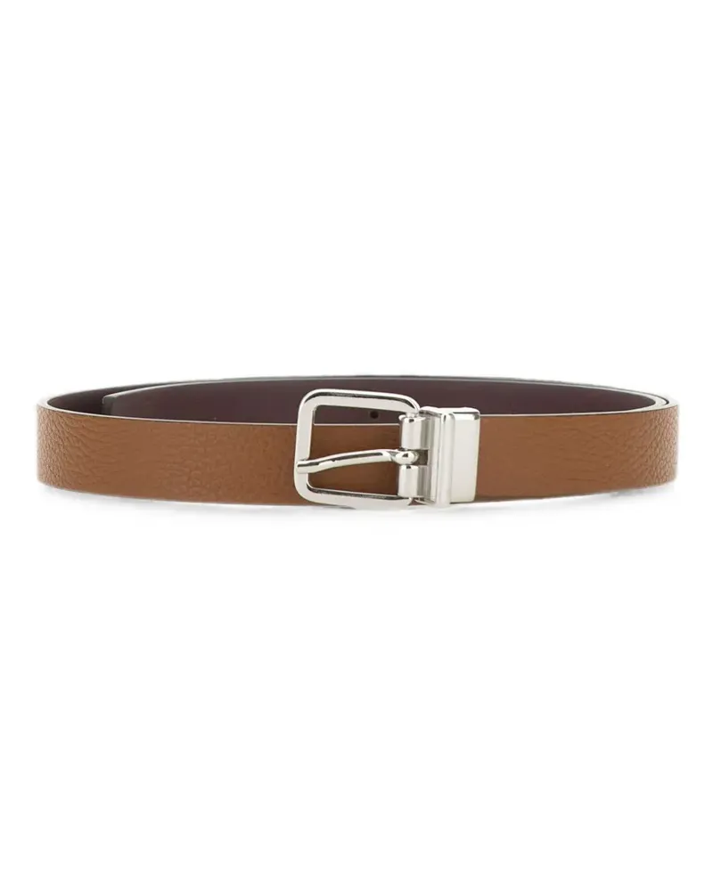 Gianni Chiarini reversible leather belt - Braun Braun