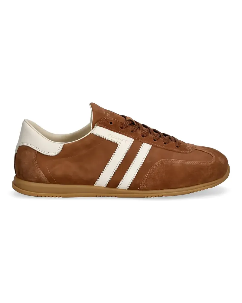Gant stripe suede sneakers - Braun Braun