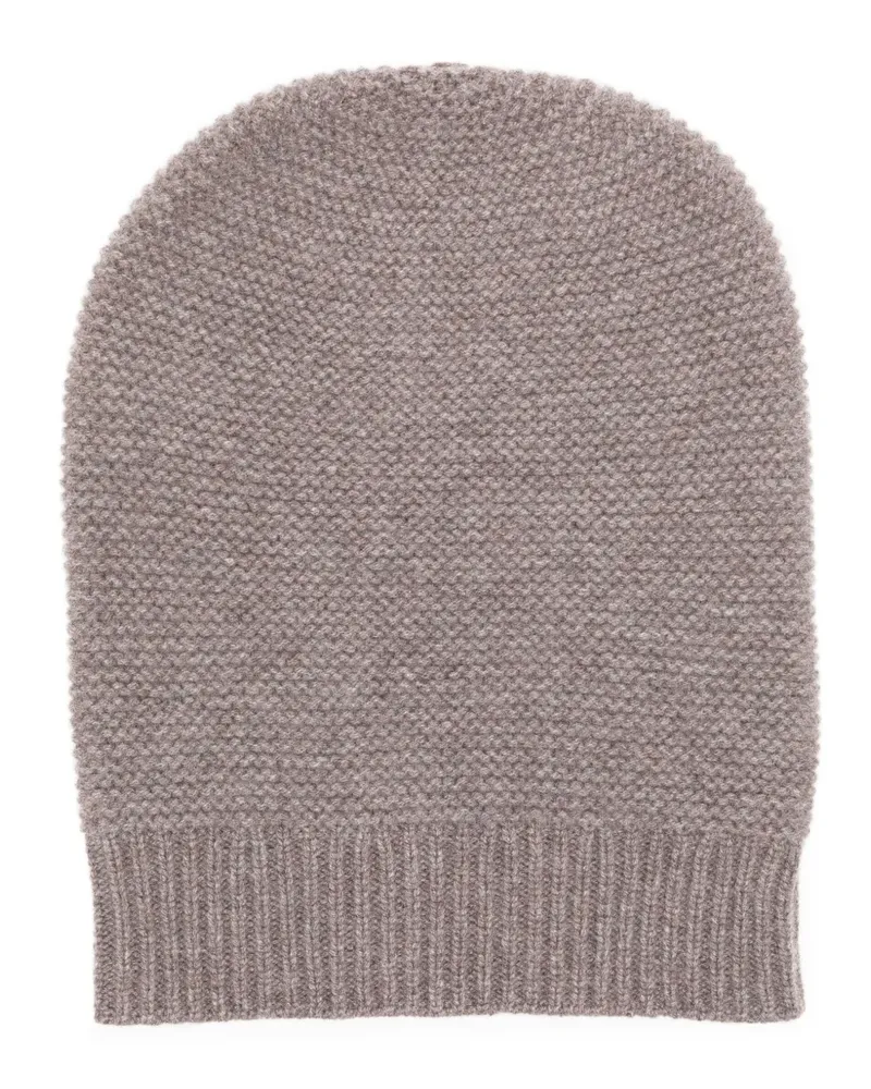 N.Peal Beanie aus Kaschmir - Braun Braun