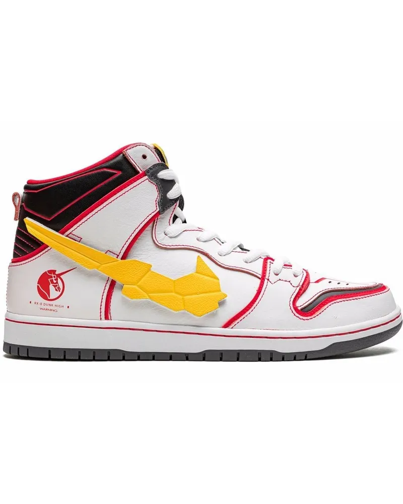 Nike x Gundam Dunk High Pro QS Sneakers - Weiß Weiß