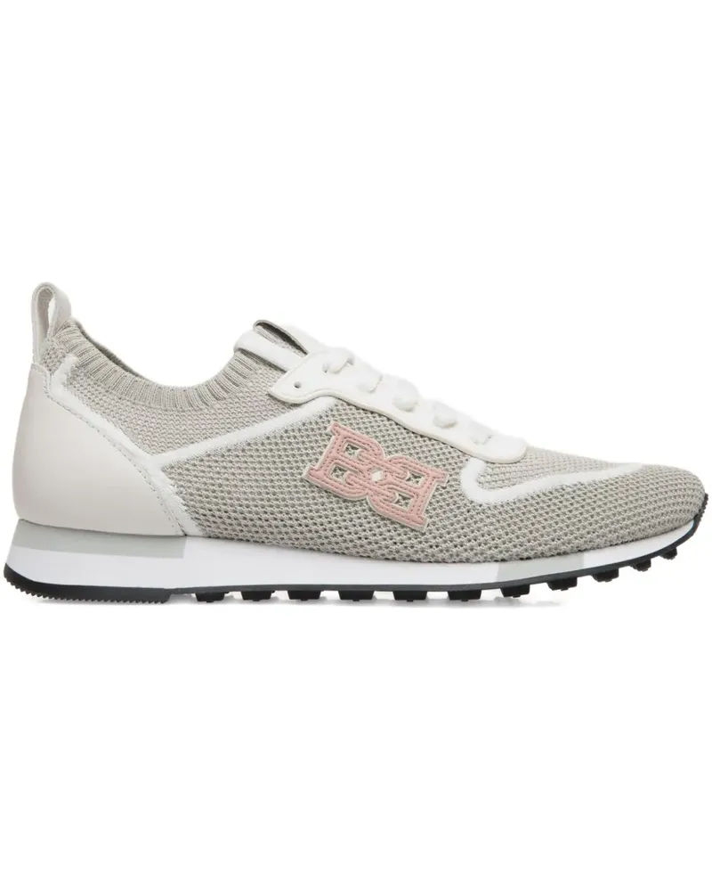 Bally Gestrickte Sneakers mit Logo-Detail - Grau Grau