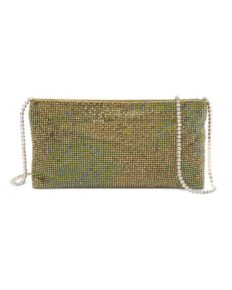 Benedetta Bruzziches La Petite Schultertasche mit Kristallen - Gold Gold