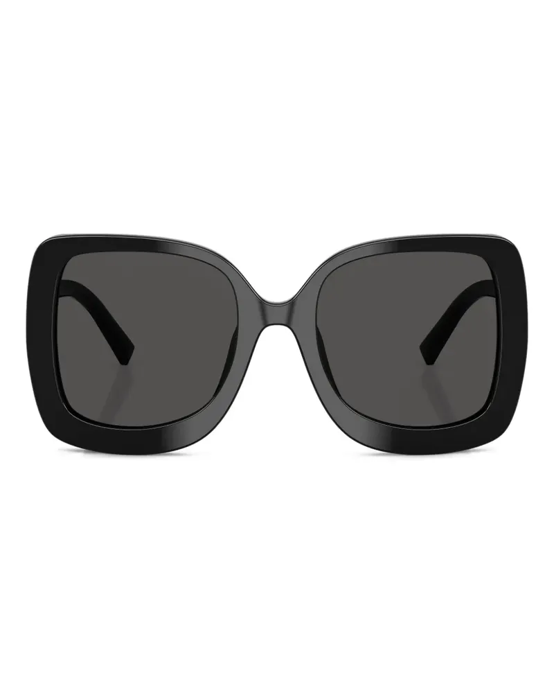 Dolce & Gabbana Sonnenbrille mit eckigem Gestell - Schwarz Schwarz