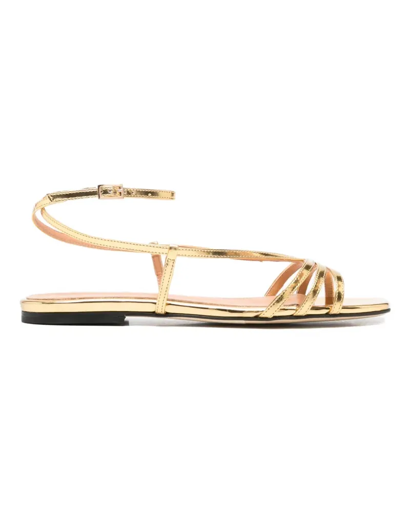The Seller strappy metallic sandals - Gold Gold