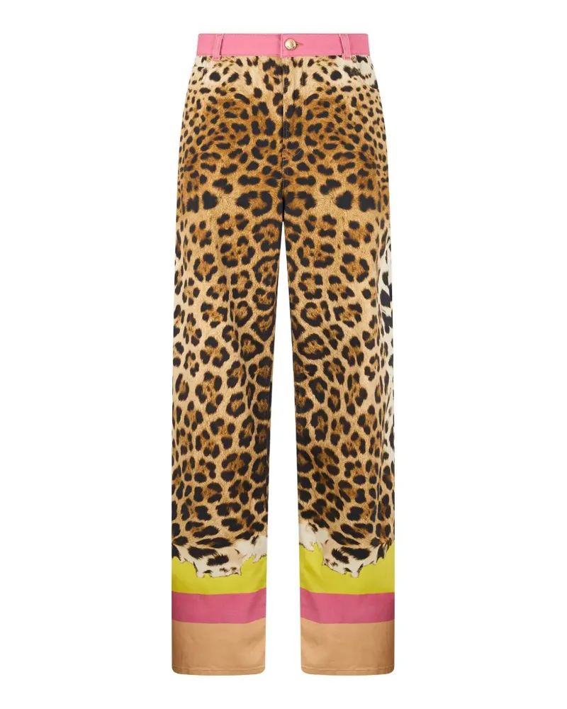 Roberto Cavalli animal-print trousers - Braun Braun