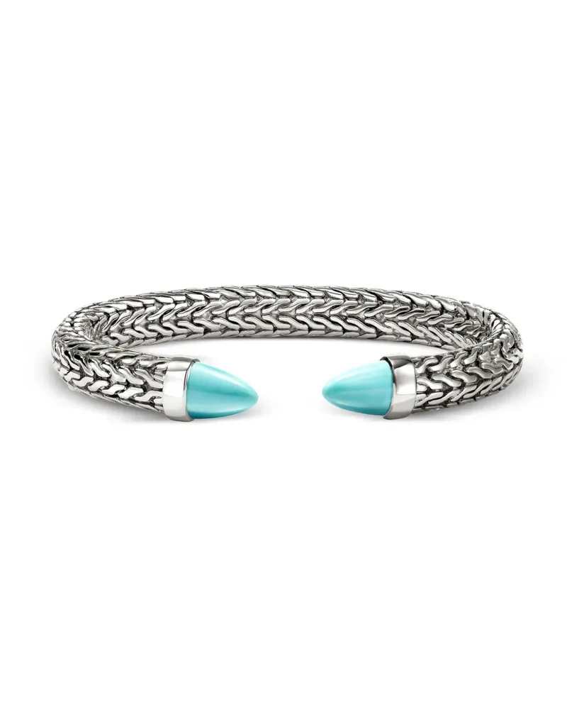 John Hardy Sterling Silver Turquoise Bracelet - Silber Silber