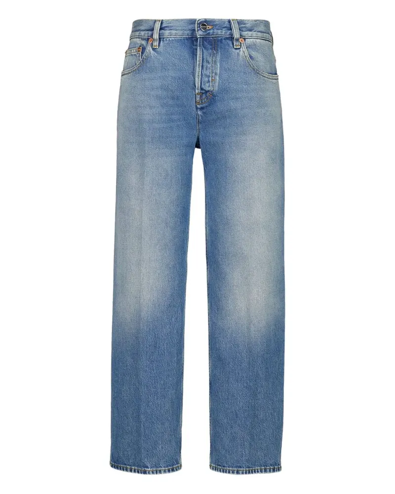 Gucci Klassische Straight-Leg-Jeans - Blau Blau