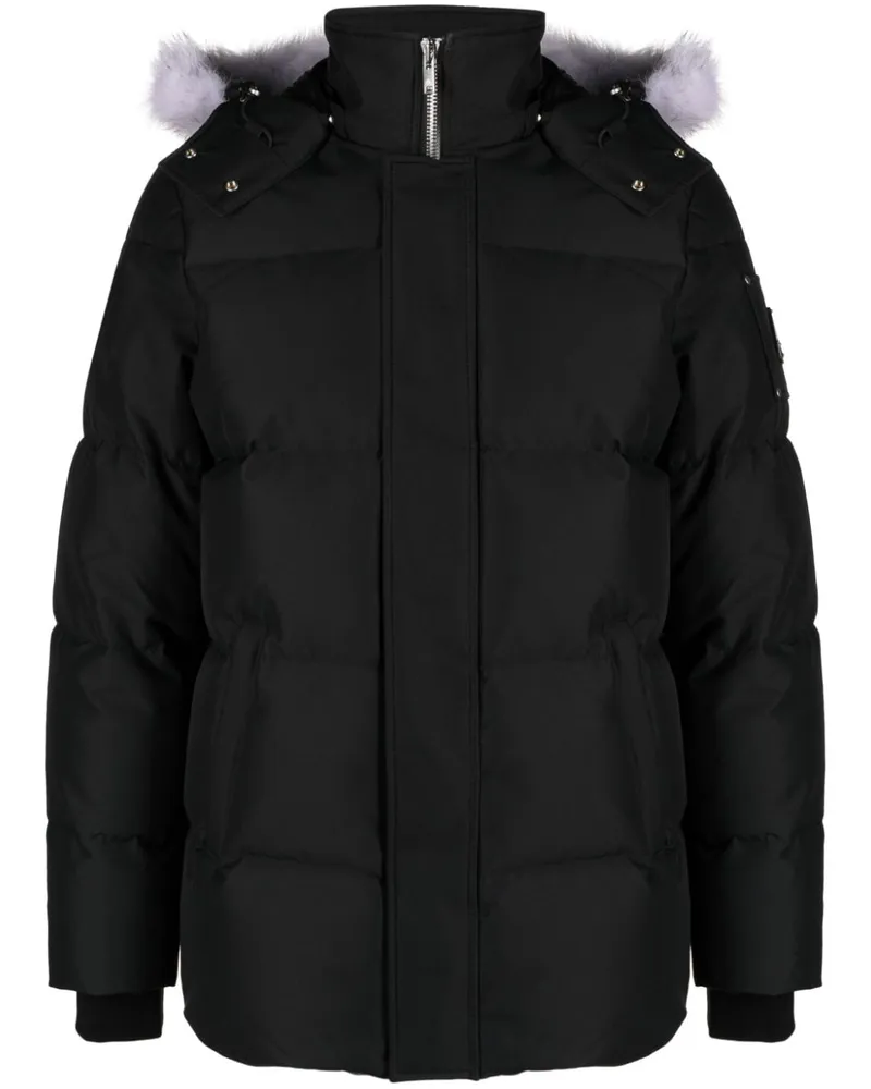 Moose Knuckles Cloud 3Q Jacke mit abnehmbarer Kapuze Schwarz