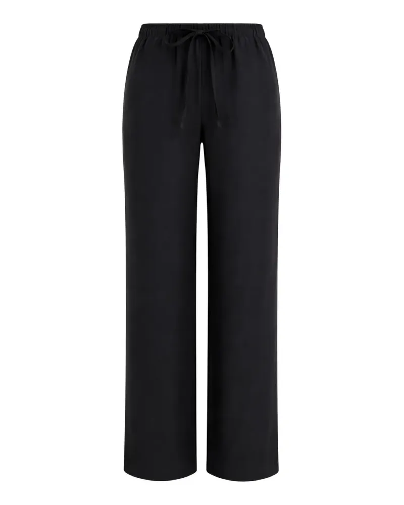 Reformation Olina Leinenhose mit Kordelzug - Schwarz Schwarz