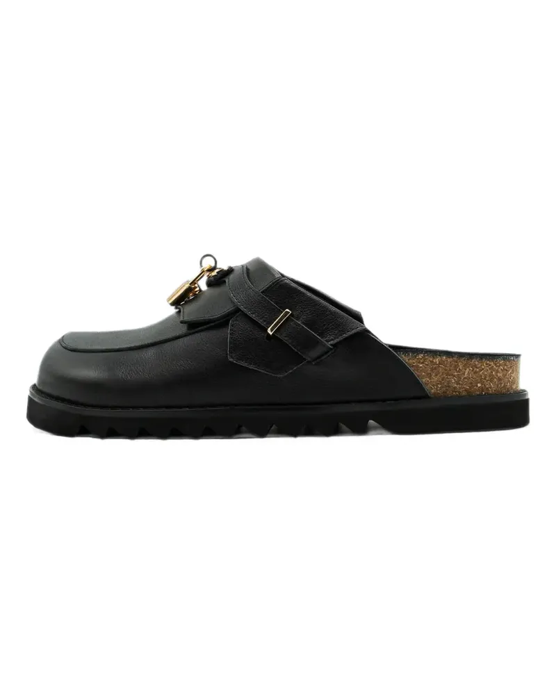 STADIUM GOODS Bag Slipper mit Vorhängeschloss - Schwarz Schwarz