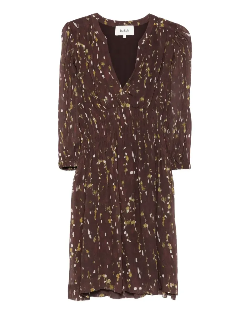 ba&sh Kanissa Midikleid - Braun Braun