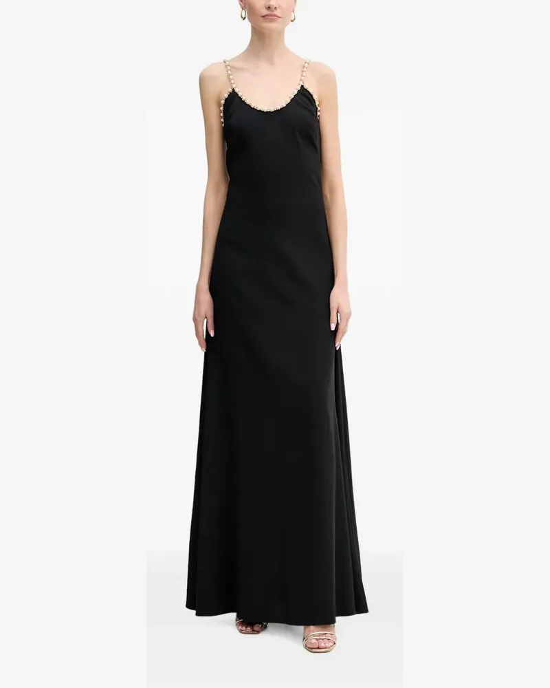 Silvian Heach Maxikleid mit Riemen - Schwarz Schwarz