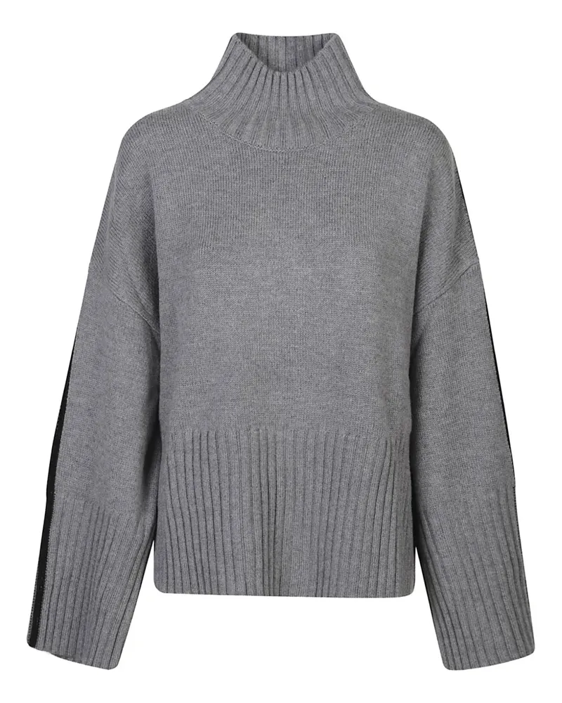 Pinko Pullover mit Seitenstreifen - Grau Grau