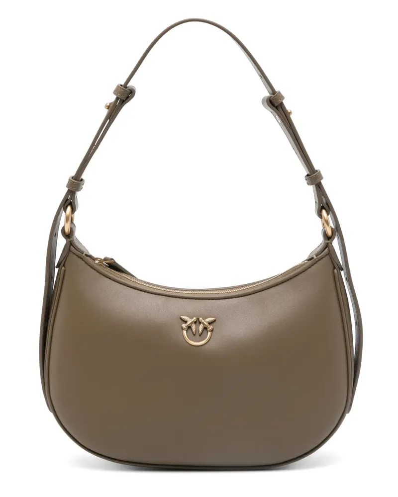 Pinko Mini Love Schultertasche - Braun Braun