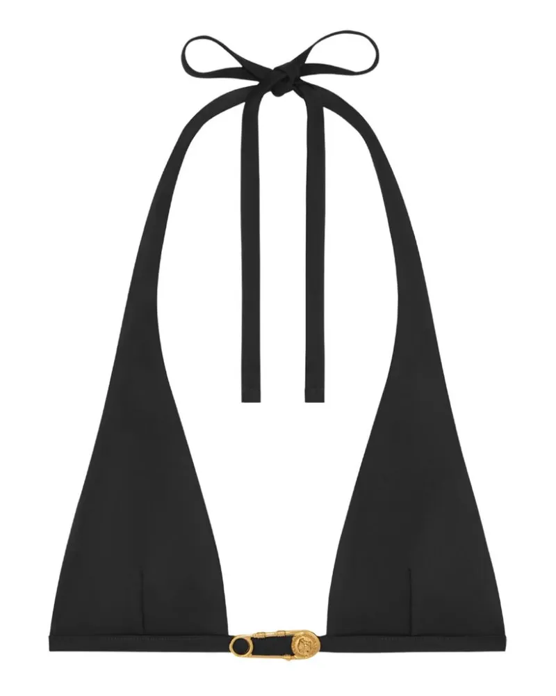 Versace Safety Pin Bikinioberteil - Schwarz Schwarz