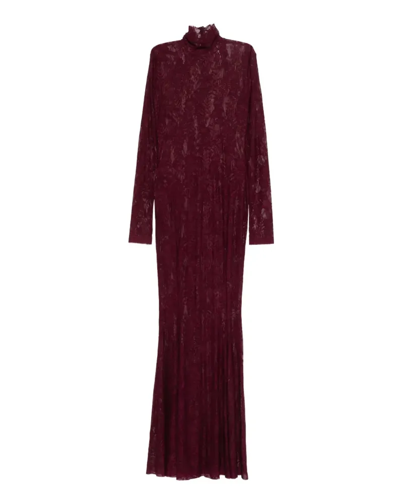 Norma Kamali long-sleeve maxi dress - Violett Violett
