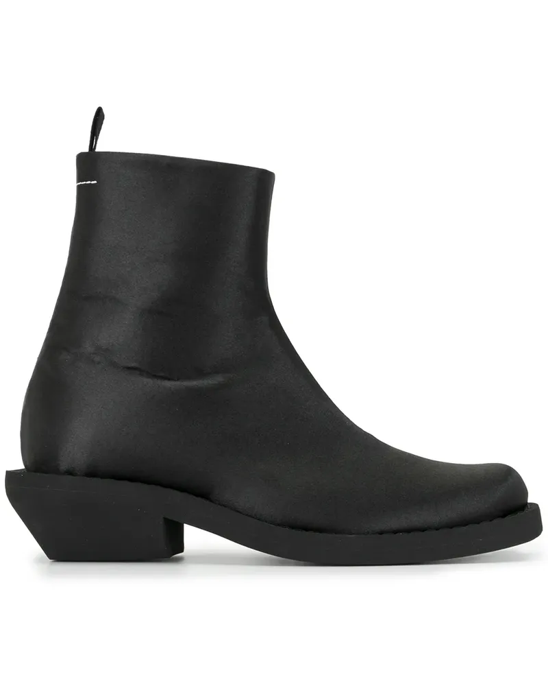 Maison Margiela Stiefeletten mit Design-Absatz - Schwarz Schwarz