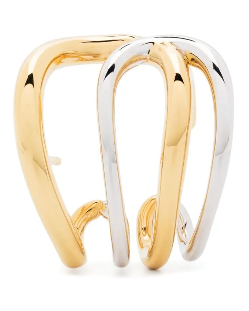 Charlotte Chesnais Ohrring mit poliertem Finish - Grau Grau
